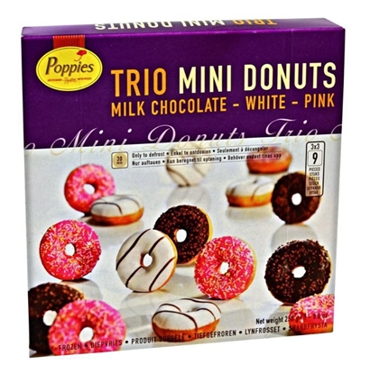 Picture of POPPIES TRIO MINI DONUTS 250GR